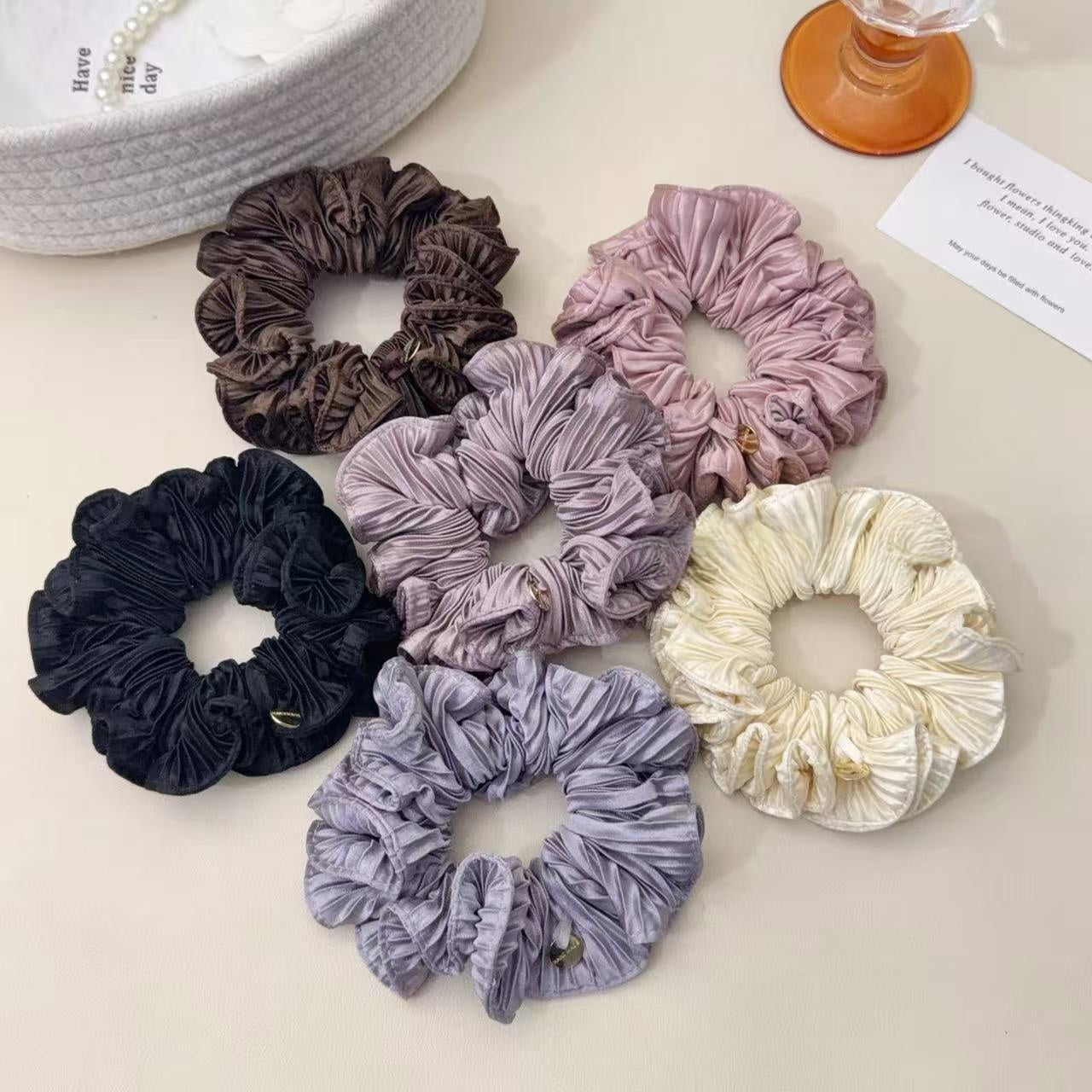 Pink Hair Tie For Comfortable And Stylish Hair Styling