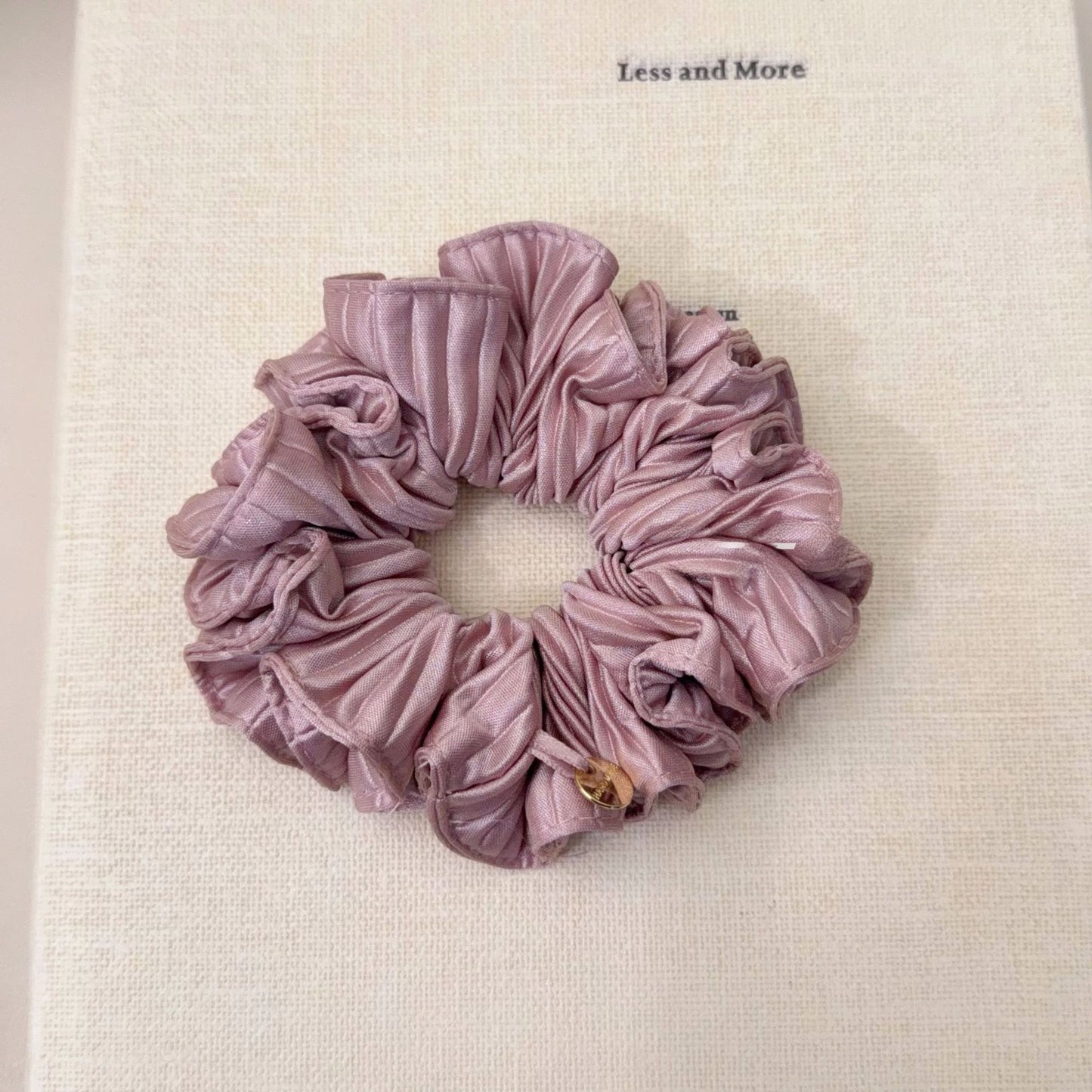 Pink Hair Tie For Comfortable And Stylish Hair Styling