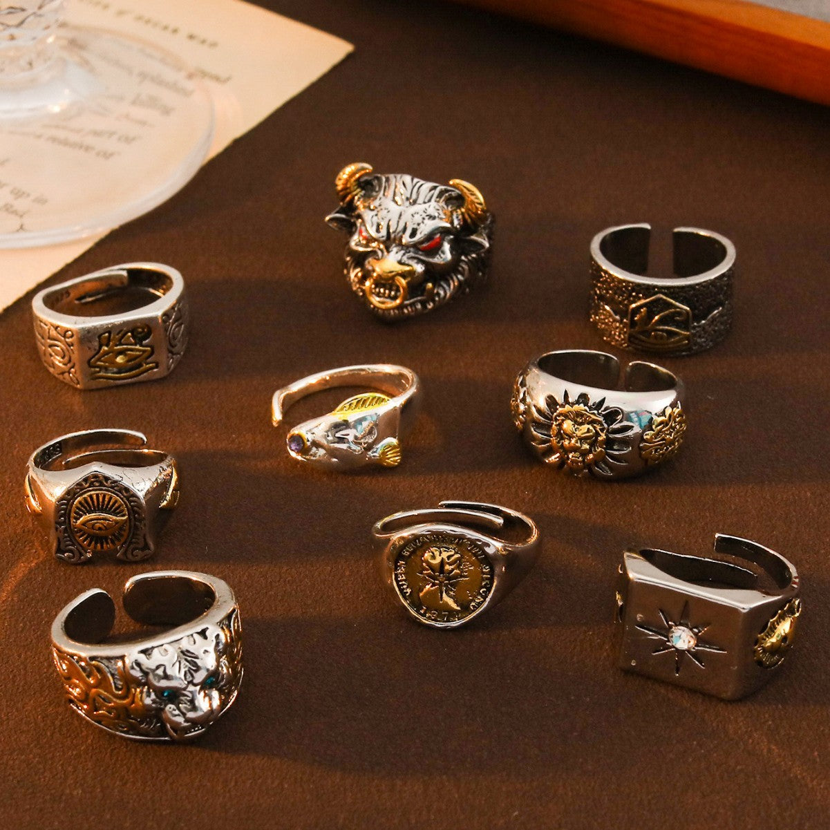 Punk Style Alloy Ring For Unique Fashion Statement