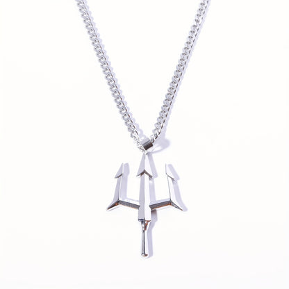 For Necklace In Black Alloy, Stylish And Durable Accessory