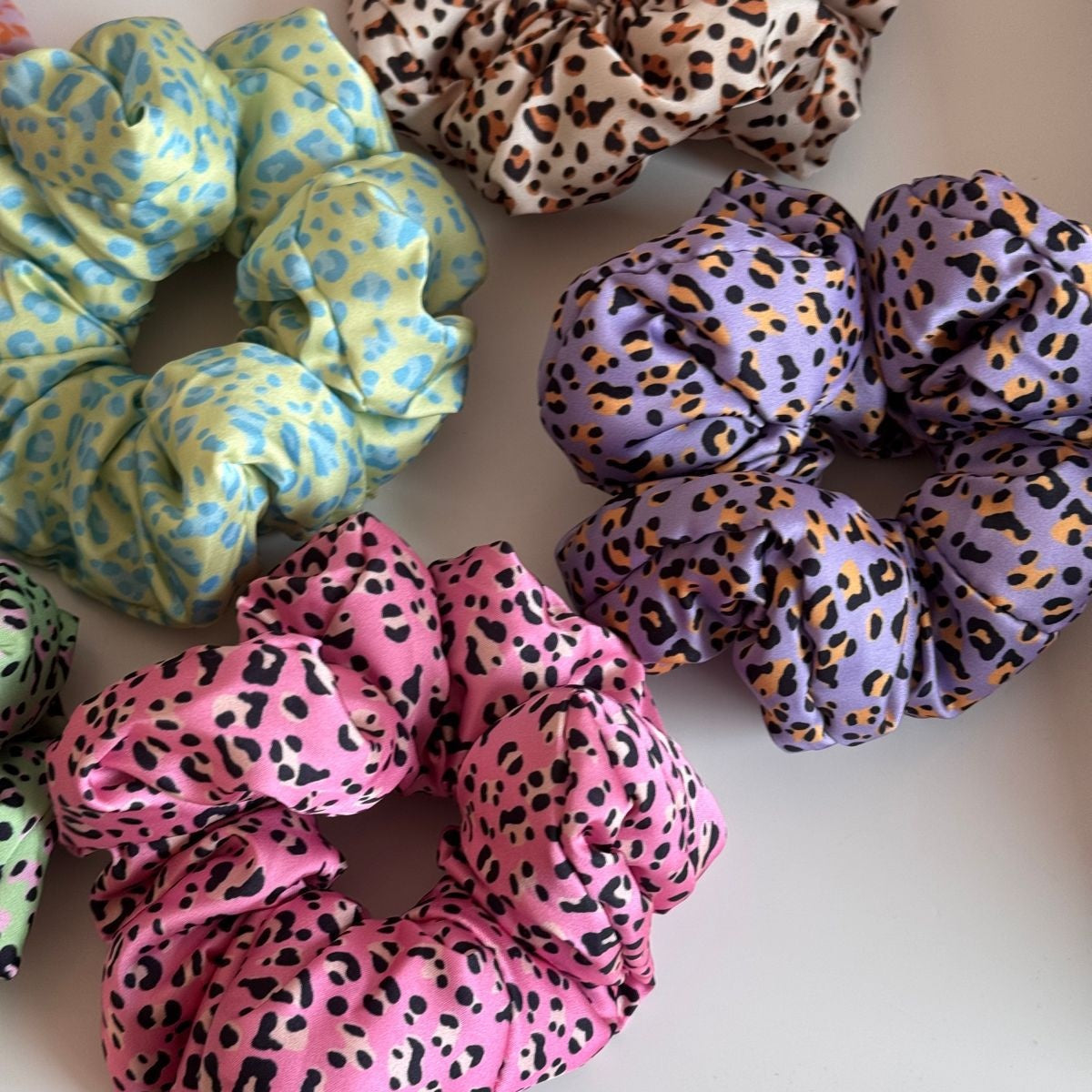 New Style Cloth Hair Tie Featuring Leopard Print Design