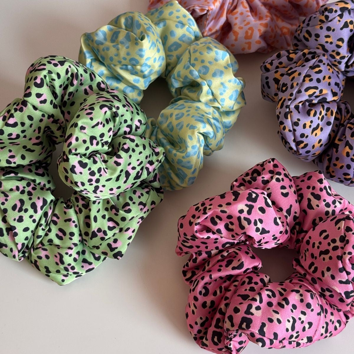 New Style Cloth Hair Tie Featuring Leopard Print Design