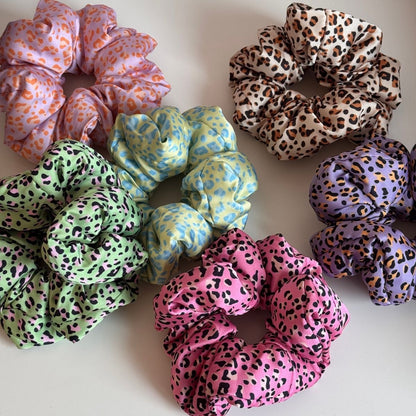 New Style Cloth Hair Tie Featuring Leopard Print Design