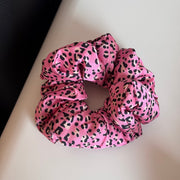 Leopard Print Padding Ring - Rose Red