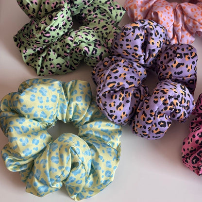 New Style Cloth Hair Tie Featuring Leopard Print Design