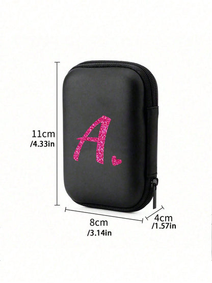 Unisex Square Polyester Digital Bag Featuring Letter Pattern, Perfect For Everyday Use