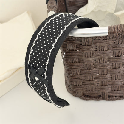 New Style Polka Dots Cloth Headband Featuring Soft Fabric For Comfortable Wear