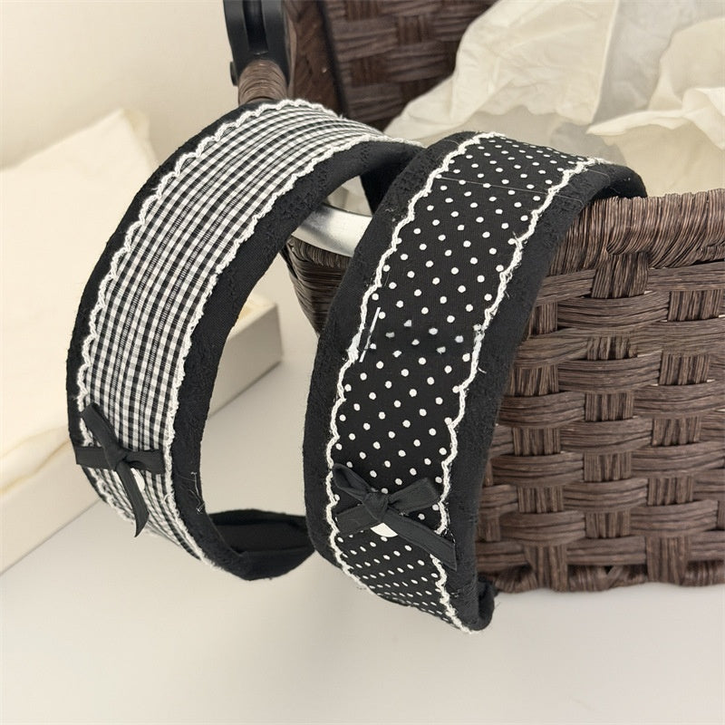 New Style Polka Dots Cloth Headband Featuring Soft Fabric For Comfortable Wear