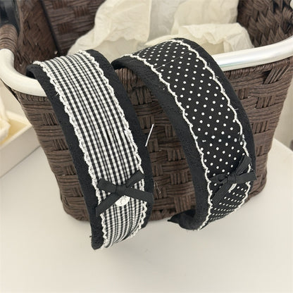 New Style Polka Dots Cloth Headband Featuring Soft Fabric For Comfortable Wear