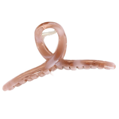 Light Brown Hair Claws Made Of Durable PS Material, Stylish Hairpin Accessory For Everyday Use
