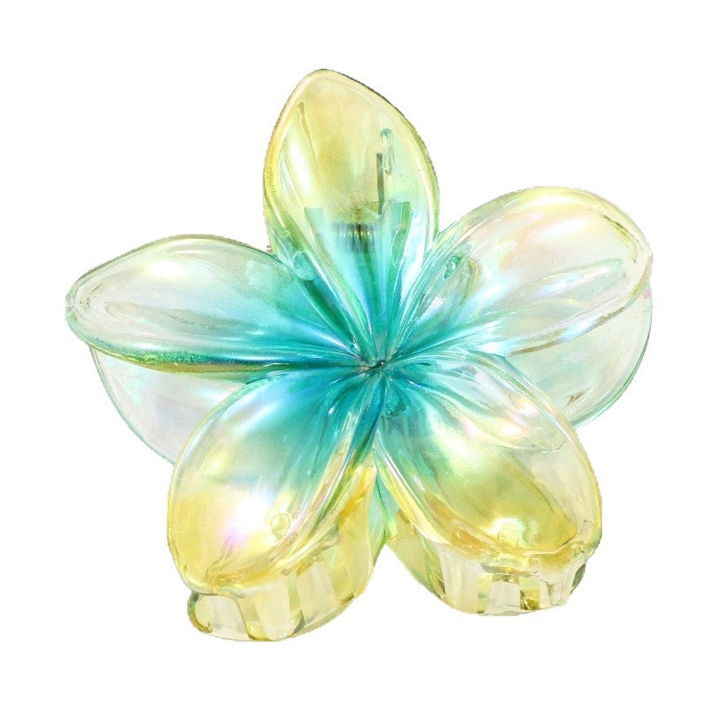 Yellow Flowers Hair Claw Hairpin Made Of Durable PS Material, Stylish And Practical Hair Accessory