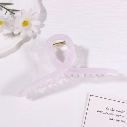 Light Brown Hair Claws Made Of Durable PS Material, Stylish Hairpin Accessory For Everyday Use