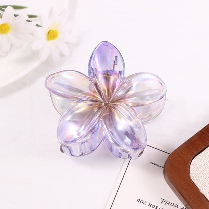 Yellow Flowers Hair Claw Hairpin Made Of Durable PS Material, Stylish And Practical Hair Accessory