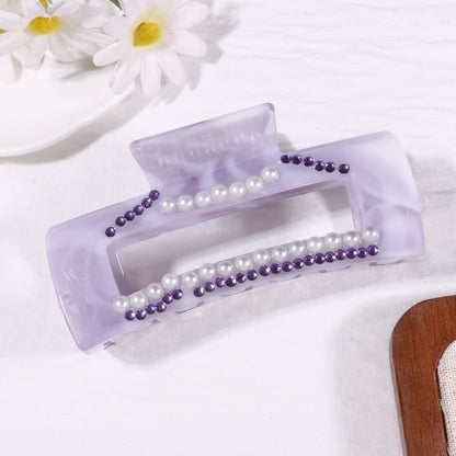 Shark Hair Claw Hairpin In Skin Color Made Of Durable PS Material