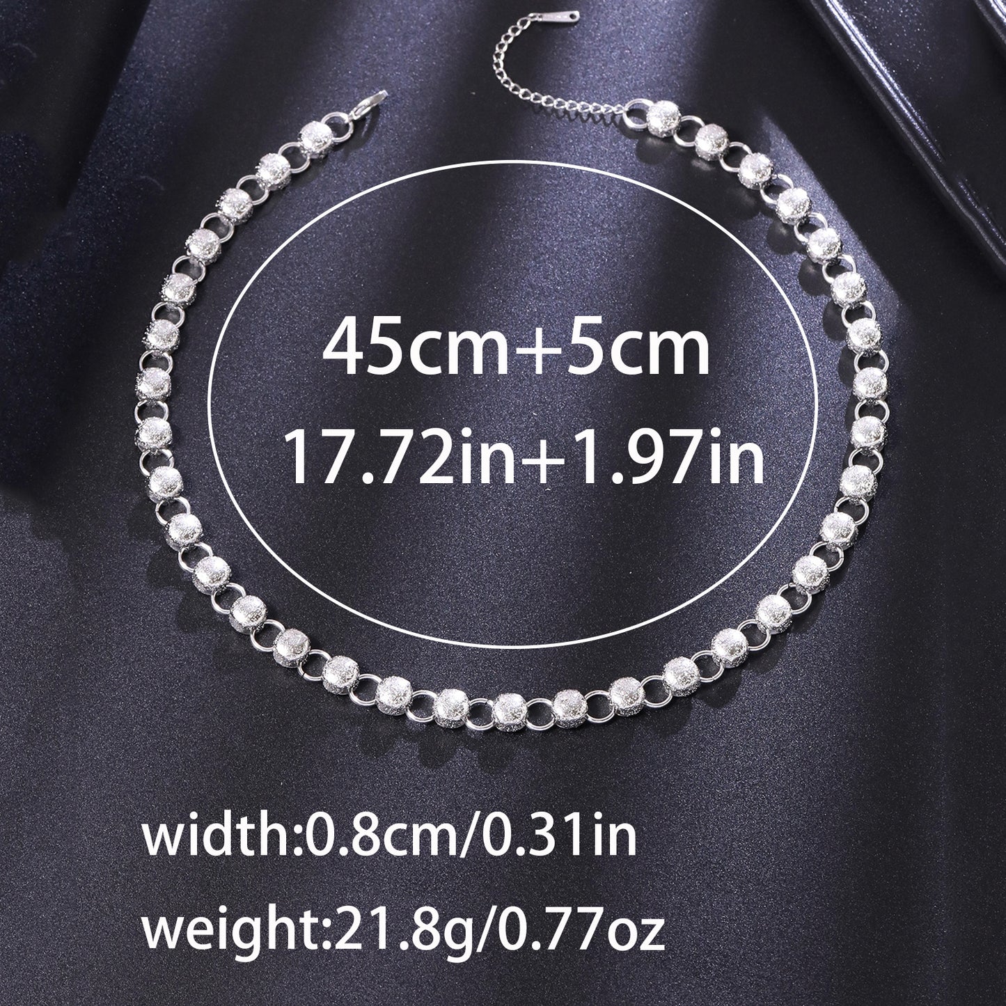 Handmade Titanium Steel Jewelry Set For Women Featuring Heart Shape Design With Cuban Link Chain Curb Chain, 1 Set
