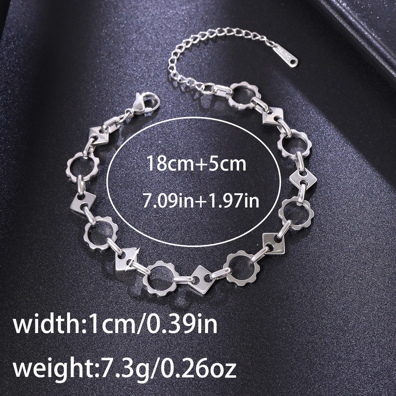 Geometric Jewelry Set For Women Featuring Waterproof Non Tarnish Titanium Steel With Cuban Link Chain Curb Chain