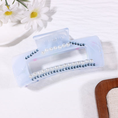 Shark Hair Claw Hairpin In Skin Color Made Of Durable PS Material