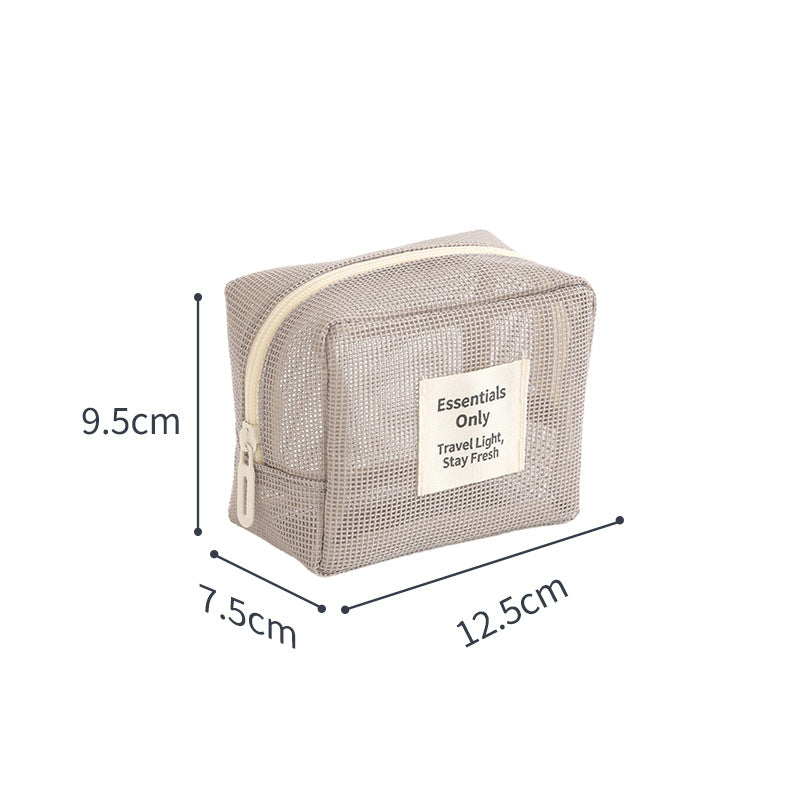 Lattice Cosmetic Bag Featuring Stylish Design For Convenient Storage