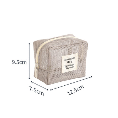 Lattice Cosmetic Bag Featuring Stylish Design For Convenient Storage