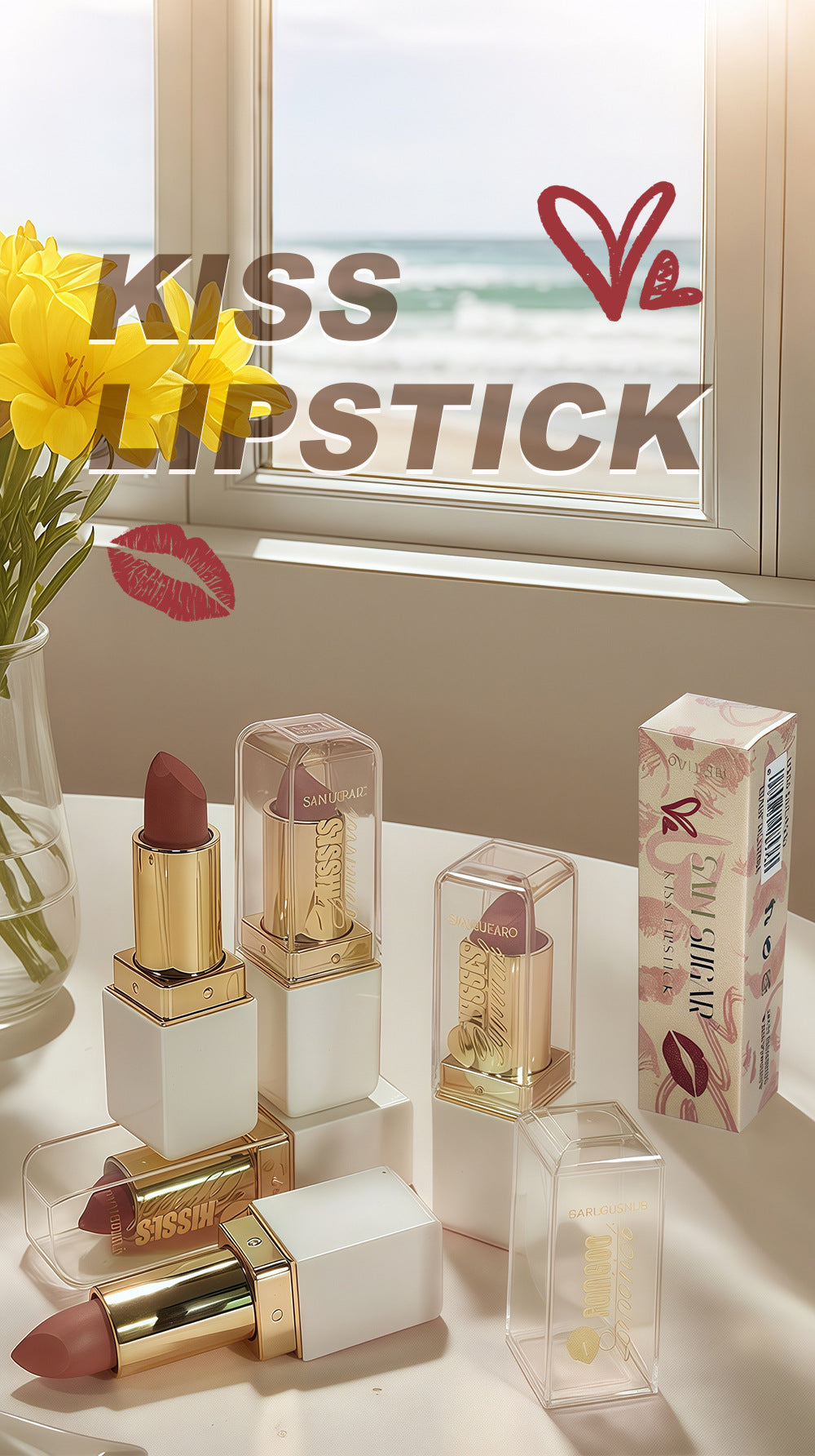 Lipstick In Classic Shades For A Smooth And Vibrant Finish