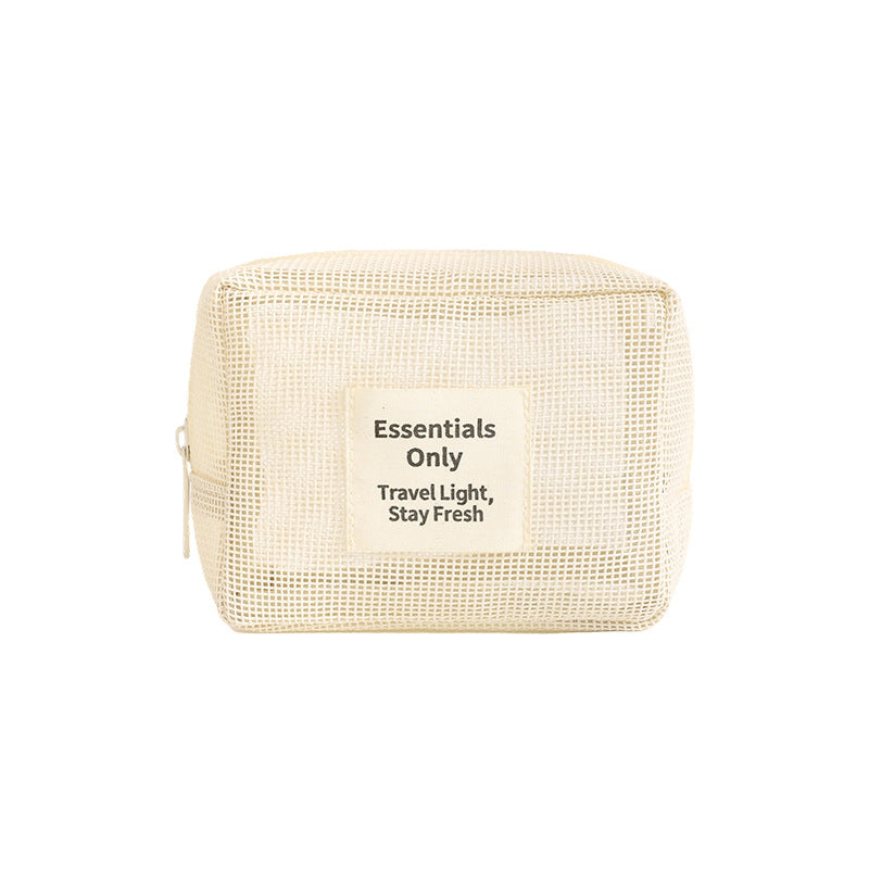 Lattice Cosmetic Bag Featuring Stylish Design For Convenient Storage