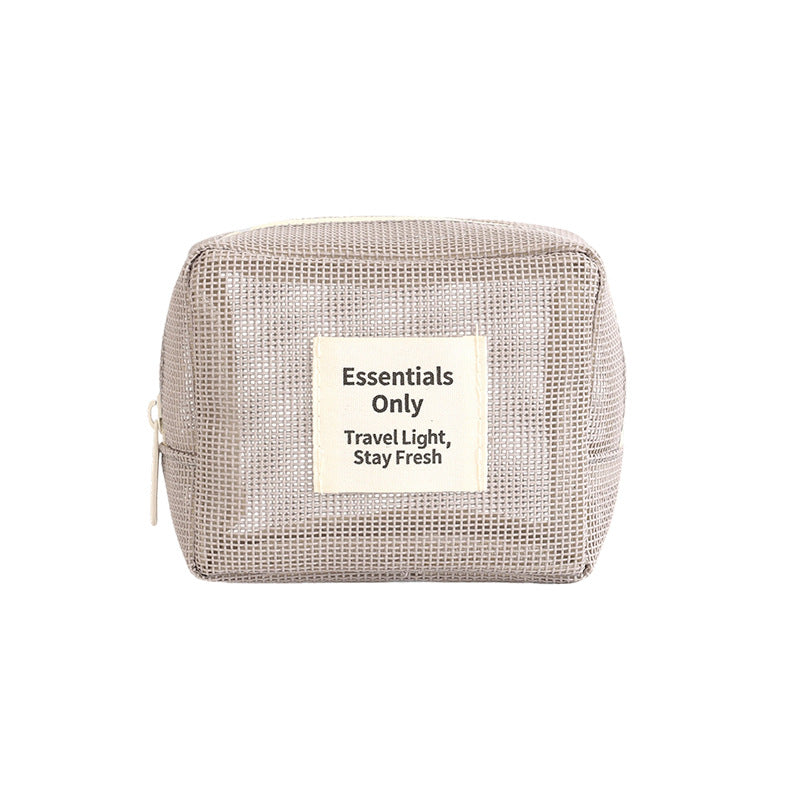 Lattice Cosmetic Bag Featuring Stylish Design For Convenient Storage