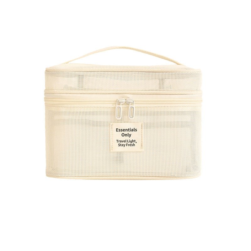Lattice Cosmetic Bag In Stylish Design For Convenient Storage