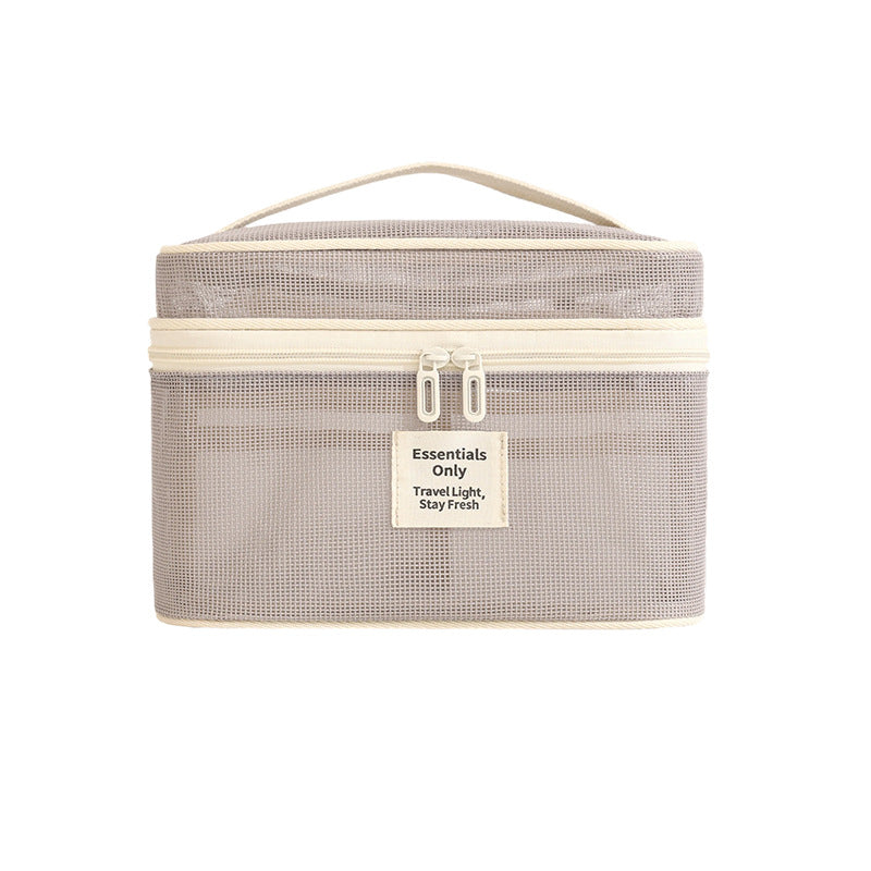 Lattice Cosmetic Bag In Stylish Design For Convenient Storage