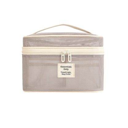 Lattice Cosmetic Bag In Stylish Design For Convenient Storage