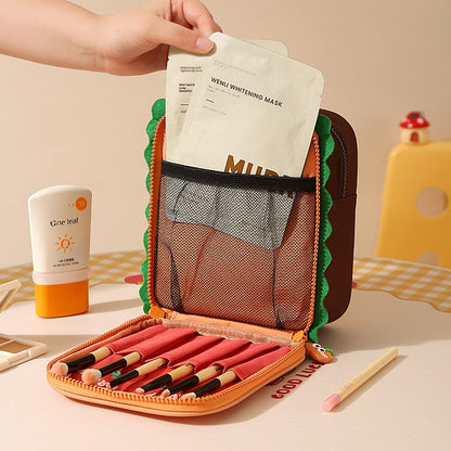 Cartoon Cosmetic Bag Made Of Waterproof Oxford Cloth, Stylish And Durable