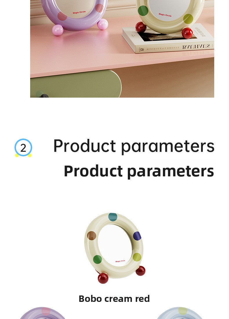 Multicolor Makeup Mirror For Precise Application And Easy Touch-Ups