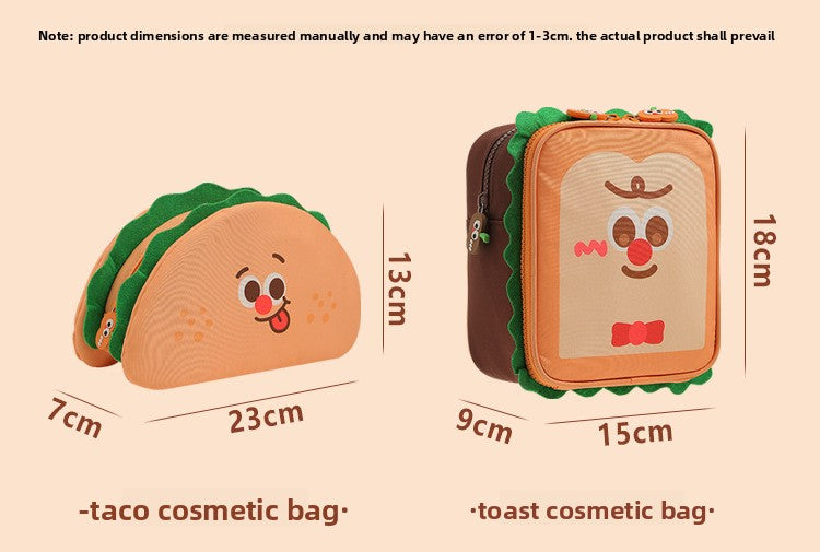 Cartoon Cosmetic Bag Made Of Waterproof Oxford Cloth, Stylish And Durable