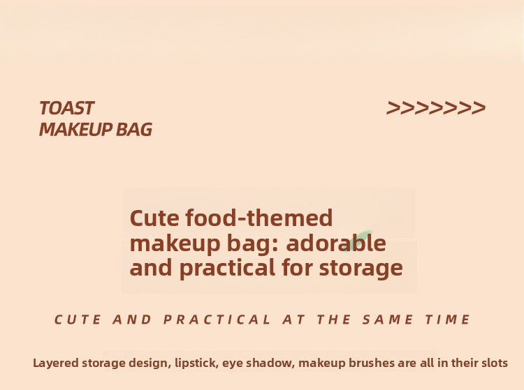 Cartoon Cosmetic Bag Made Of Waterproof Oxford Cloth, Stylish And Durable