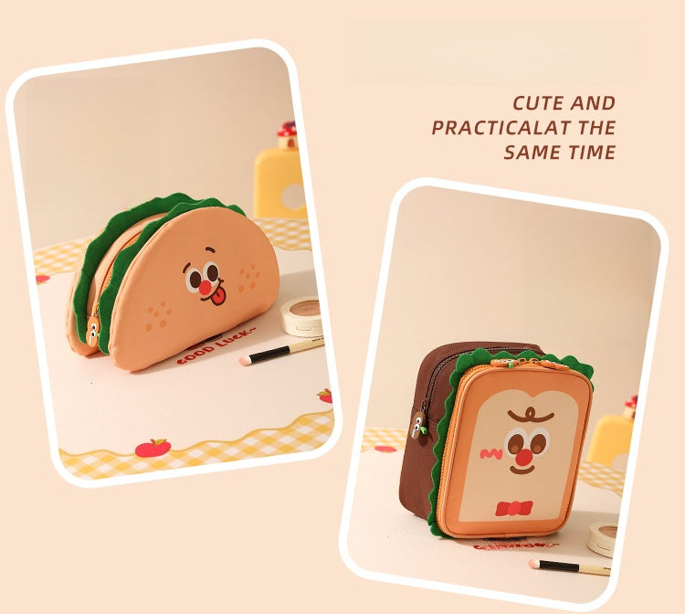 Cartoon Cosmetic Bag Made Of Waterproof Oxford Cloth, Stylish And Durable