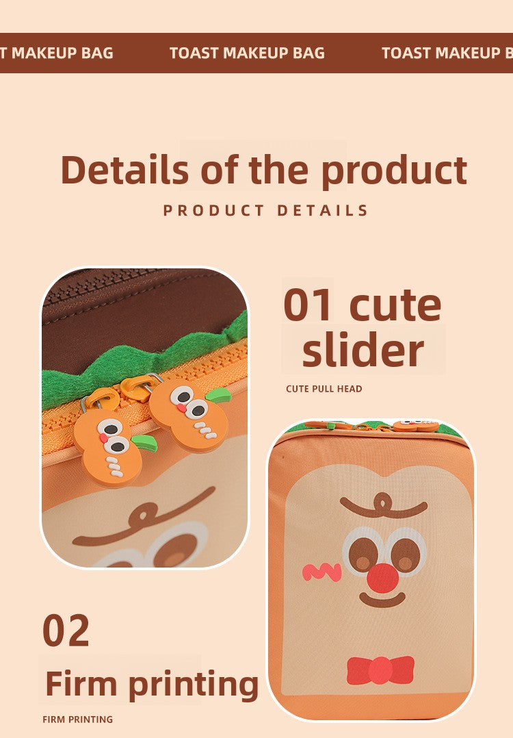 Cartoon Cosmetic Bag Made Of Waterproof Oxford Cloth, Stylish And Durable
