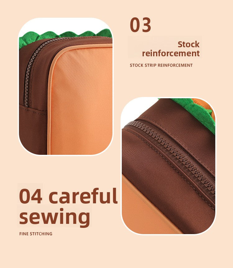 Cartoon Cosmetic Bag Made Of Waterproof Oxford Cloth, Stylish And Durable