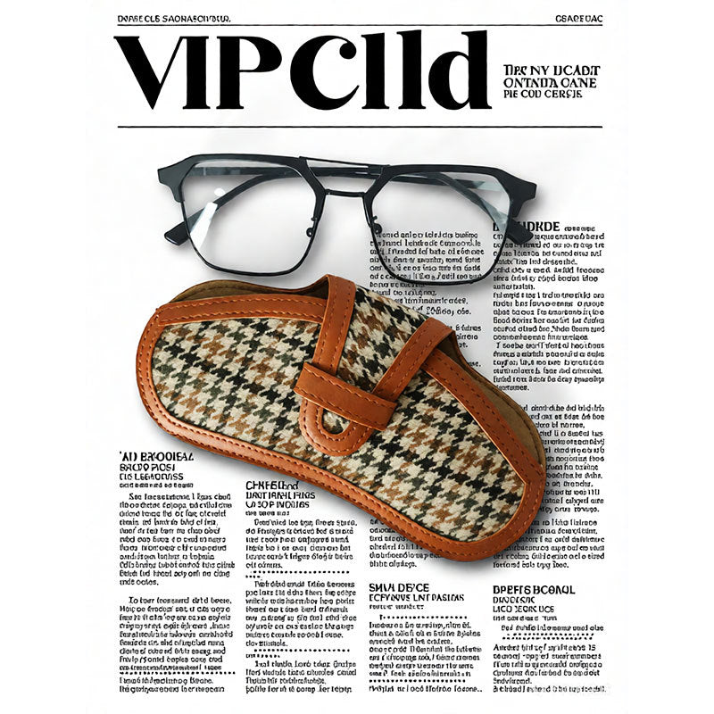 Canvas Glasses Pouch In Black For Durable And Stylish Eyewear Protection