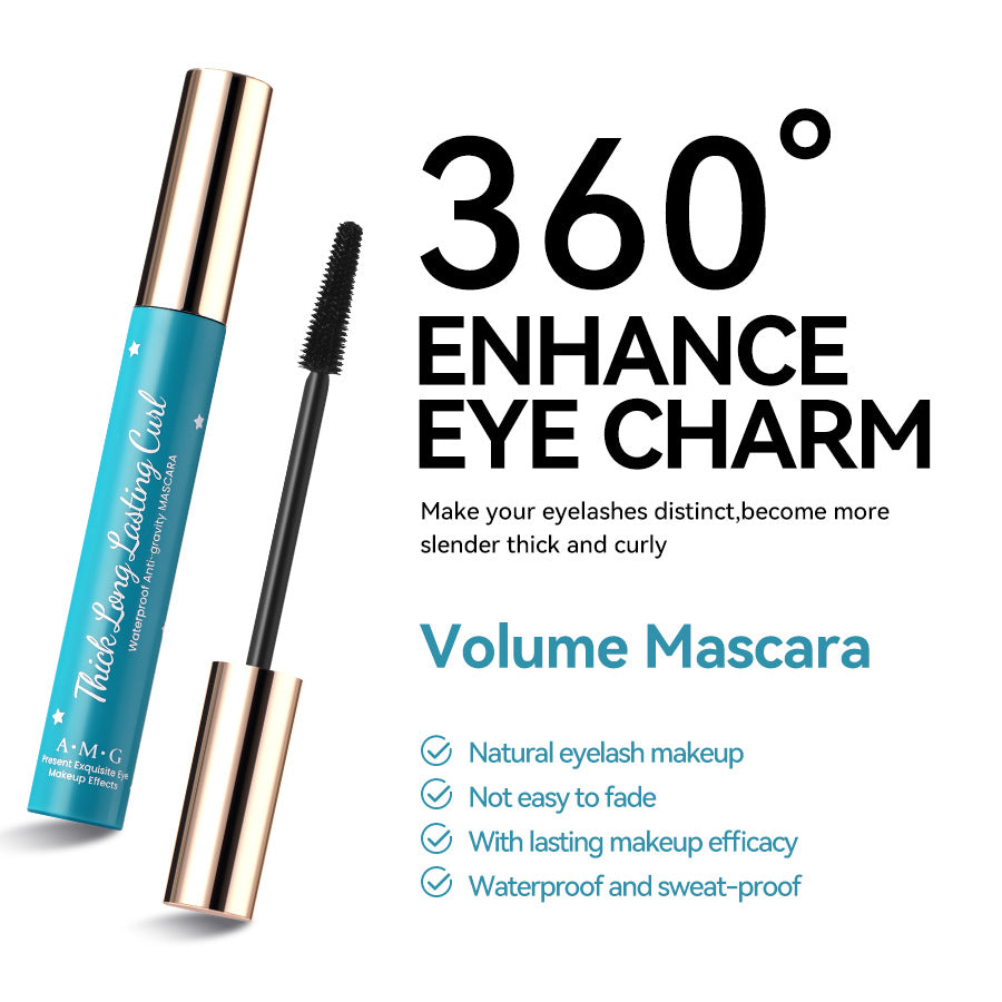 Mascara In Black For Volumized Lashes, Enhancing Eye Definition And Length