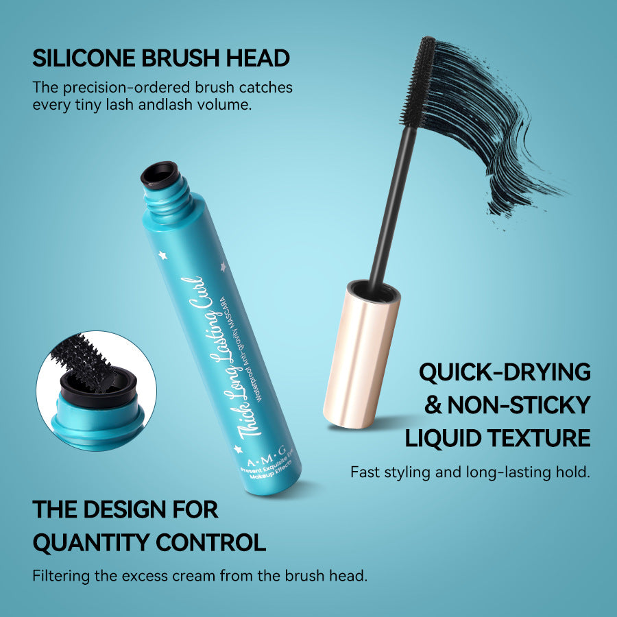 Mascara In Black For Volumized Lashes, Enhancing Eye Definition And Length