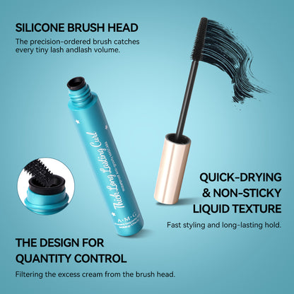 Mascara In Black For Volumized Lashes, Enhancing Eye Definition And Length