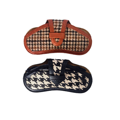 Canvas Glasses Pouch In Black For Durable And Stylish Eyewear Protection