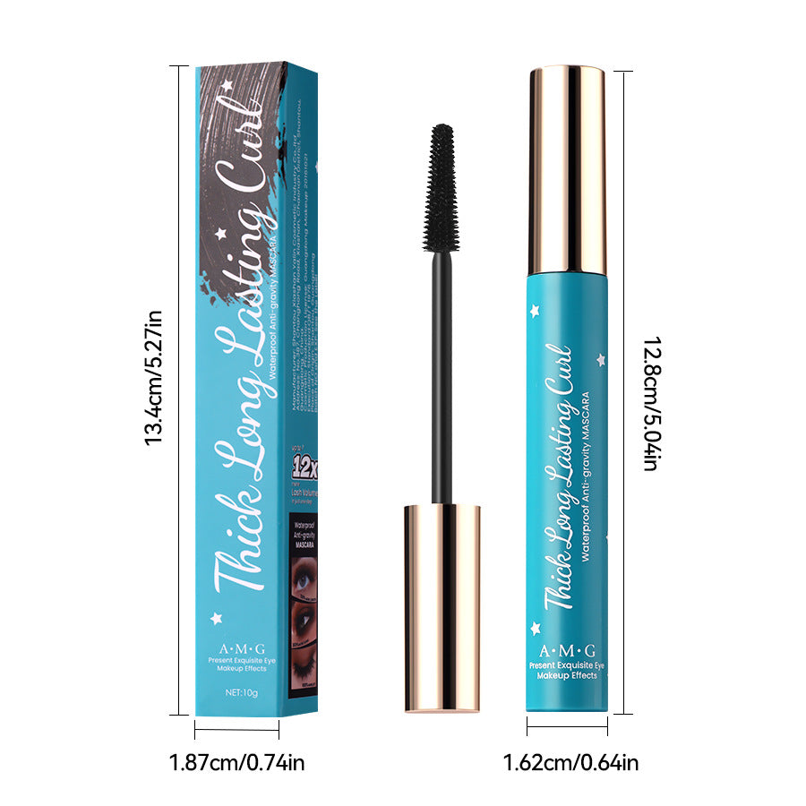 Mascara In Black For Volumized Lashes, Enhancing Eye Definition And Length