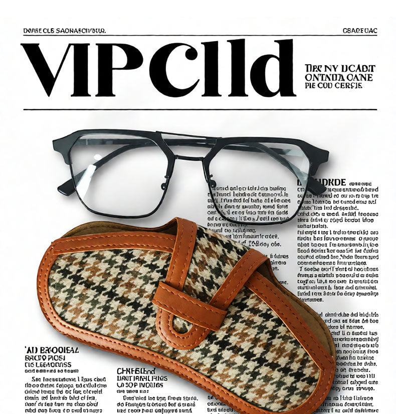 Canvas Glasses Pouch In Black For Durable And Stylish Eyewear Protection