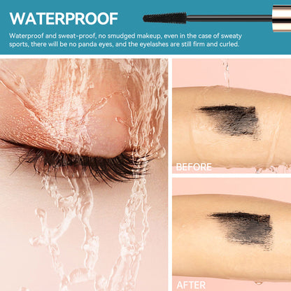 Mascara In Black For Volumized Lashes, Enhancing Eye Definition And Length