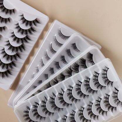 False Eyelashes Made Of High-Quality Artificial Fiber For Natural And Lightweight Eye Enhancement