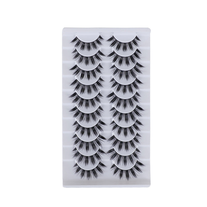 False Eyelashes Made Of High-Quality Artificial Fiber For Natural And Lightweight Eye Enhancement