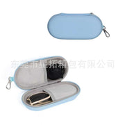 Oval Glasses Case Sky Blue 18*8*5CM