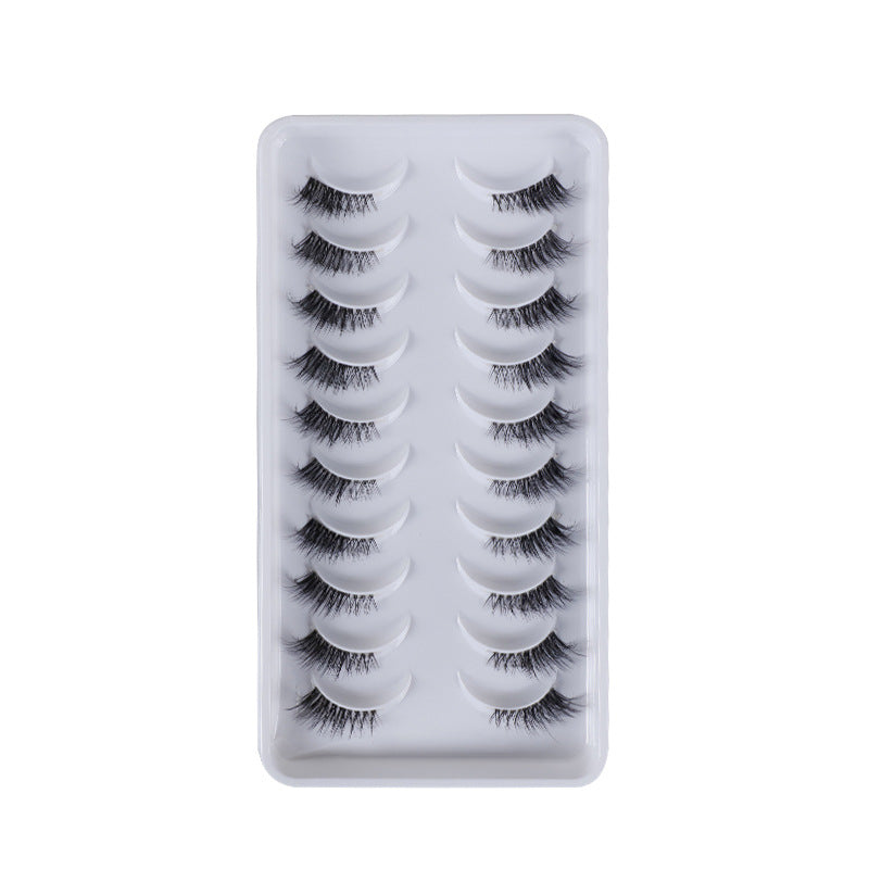 False Eyelashes Made Of High-Quality Artificial Fiber For Natural And Lightweight Eye Enhancement