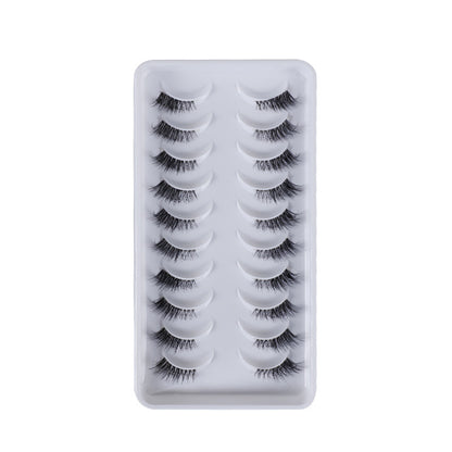 False Eyelashes Made Of High-Quality Artificial Fiber For Natural And Lightweight Eye Enhancement
