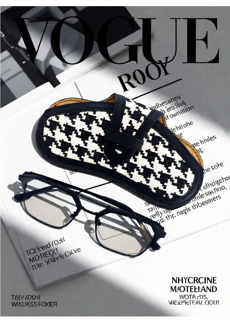 Canvas Glasses Pouch In Black For Durable And Stylish Eyewear Protection